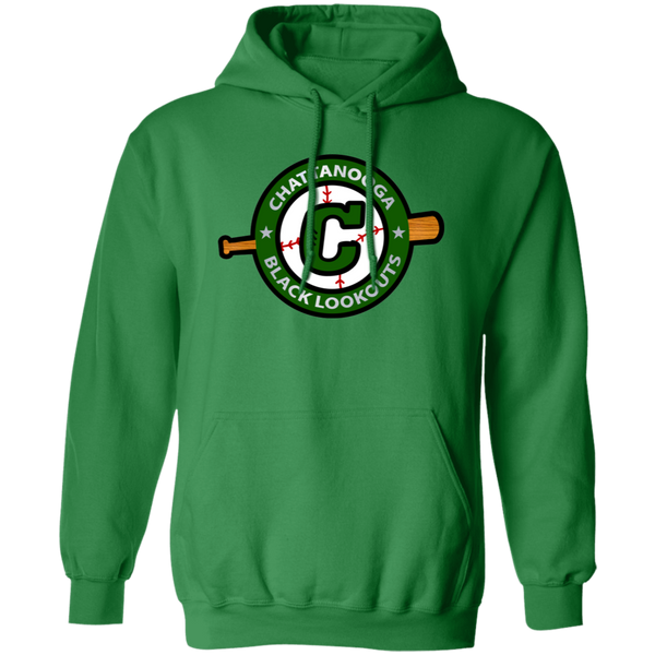 Chattanooga Black Lookouts Hoodie Pullover Negro League Baseball color Irish Green