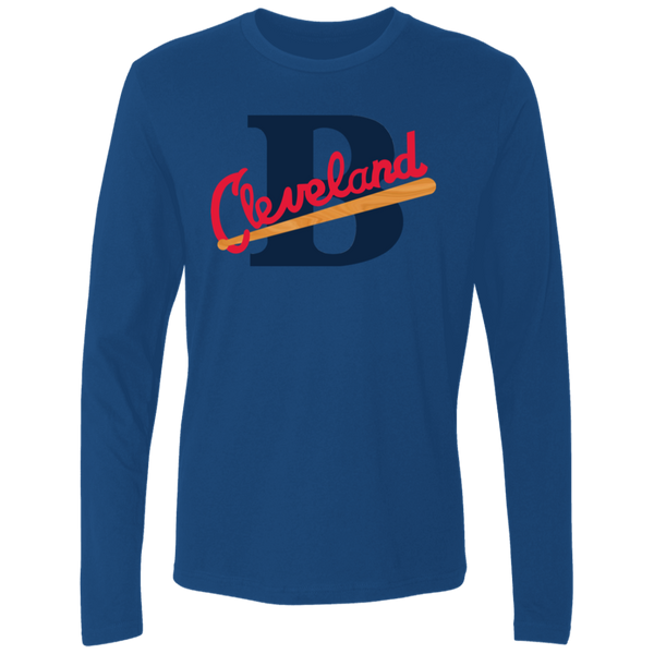 Cleveland Buckeyes Long Sleeve Shirt Negro League Baseball color Royal Blue
