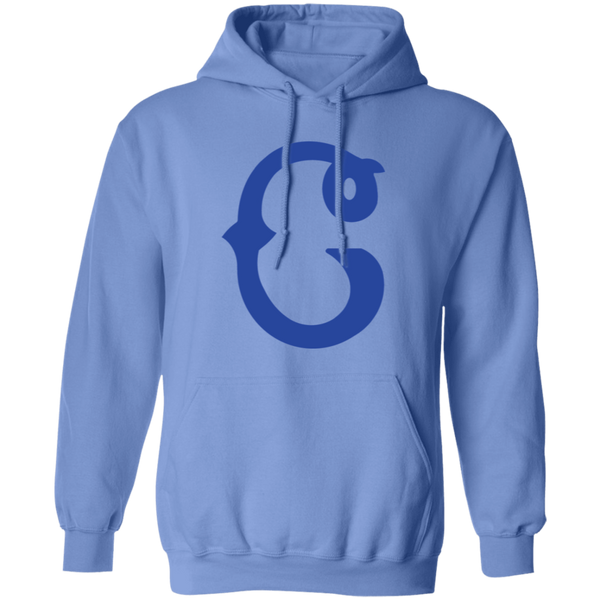 Columbus Blue Birds Hoodie Pullover Negro League Baseball color Carolina Blue