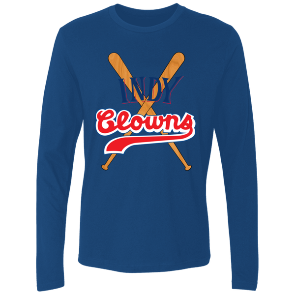 Indianapolis Clowns Long Sleeve Shirt Negro League Baseball color Royal