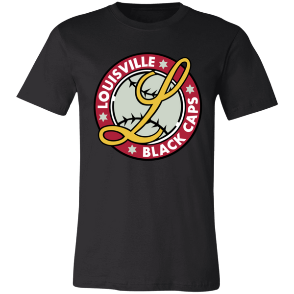 Louisville Black Caps T-shirt Negro League Baseball color Black