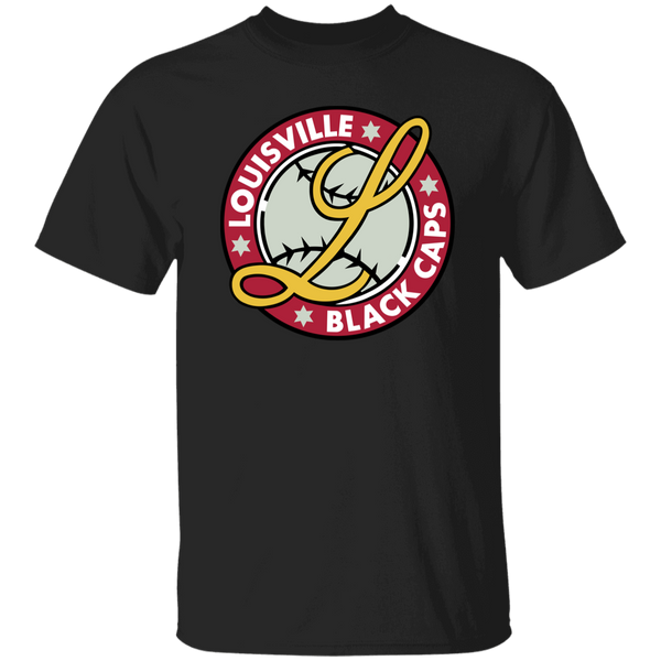 Louisville Black Caps T-shirt Negro League Baseball color Black
