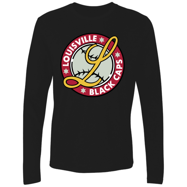 Louisville Black Caps Long Sleeve Shirt Negro League Baseball color Black