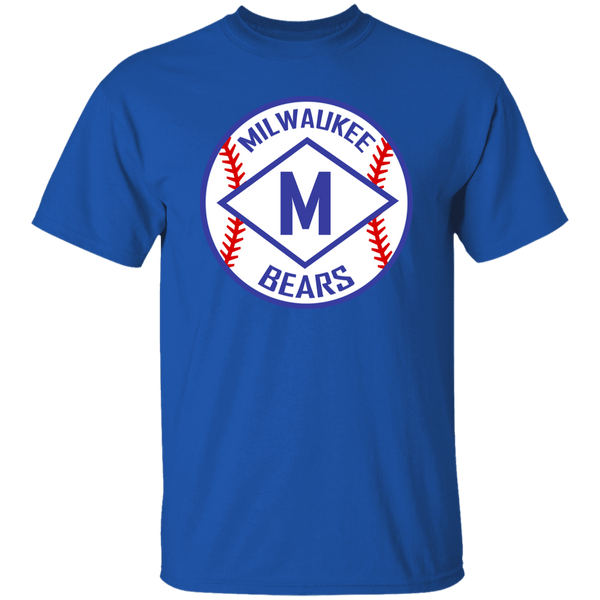 Milwaukee Bears T-shirt Negro League Baseball color Royal Blue