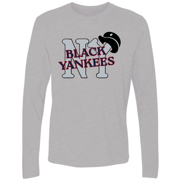 New York Black Yankees Long Sleeve Shirt Negro League Baseball color Heather Grey