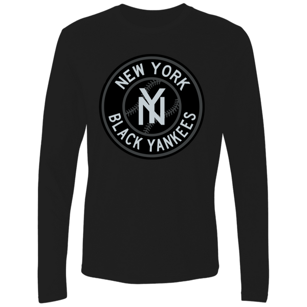 New York Black Yankees Long Sleeve Shirt Negro League Baseball Color Black