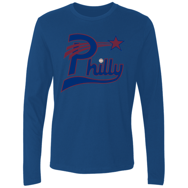 Philadelphia Stars Long Sleeve Shirt Negro League Baseball color Royal Blue