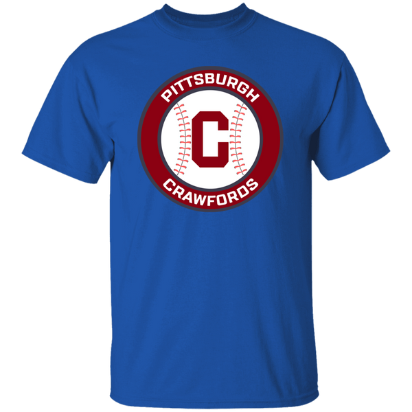 Pittsburgh Crawfords T-shirt Negro League Baseball color Royal Blue