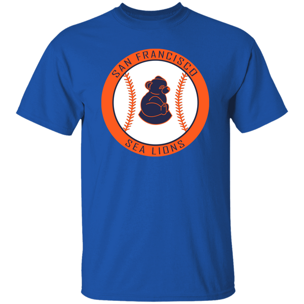 San Francisco Sea Lions T-shirt Negro League Baseball color Royal Blue