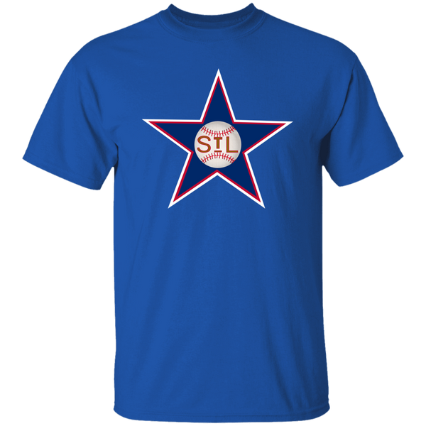 St. Louis Stars T-shirt Negro League Baseball color Royal Blue