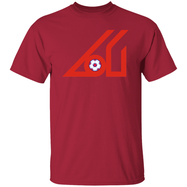 Atlanta Apollos T-shirt Classic NASL Soccer color Cardinal Red