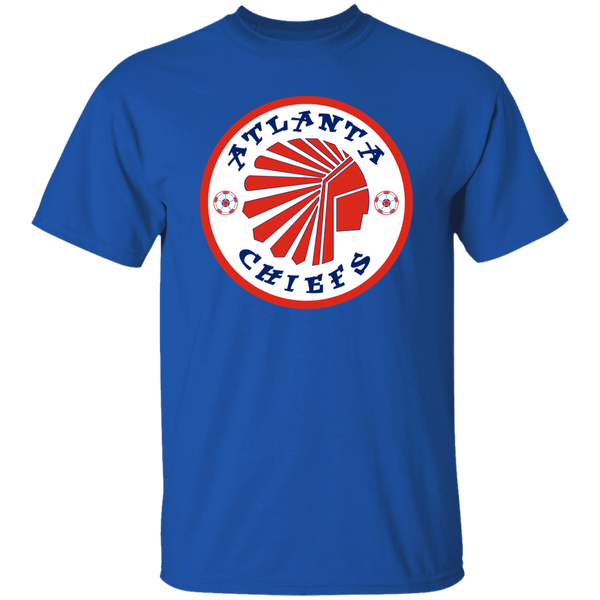 Atlanta Chiefs T-shirt Classic NASL Soccer color Royal Blue