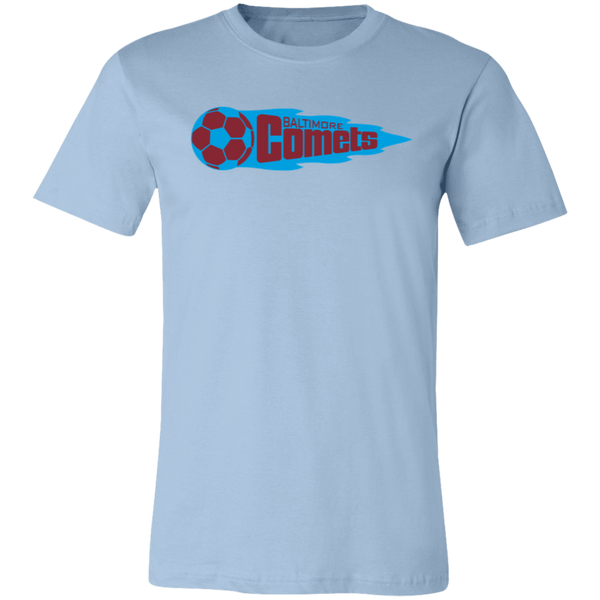 Baltimore Comets T-shirt Premium NASL Soccer color Light Blue