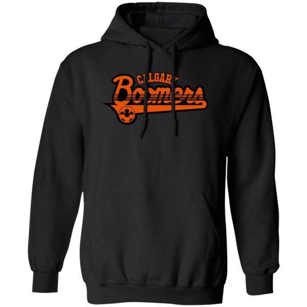 Calgary Boomers Hoodie Pullover Classic NASL Soccer color Black