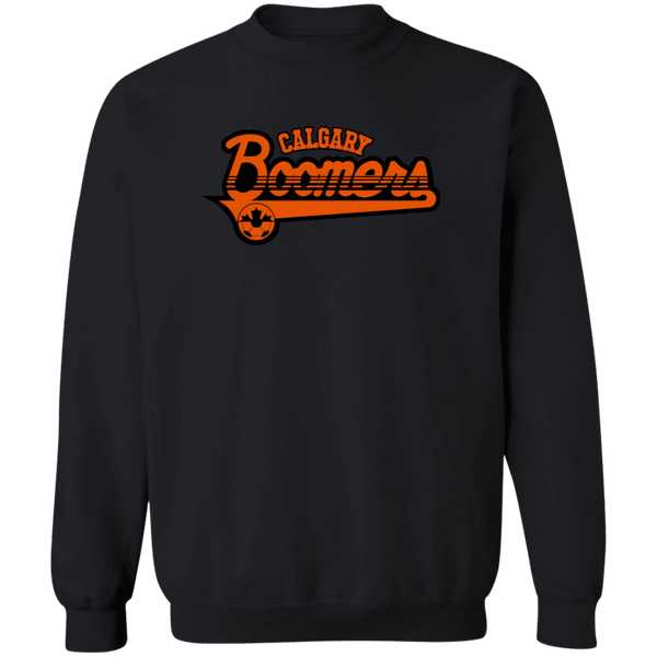 Calgary Boomers Sweatshirt Classic Crewneck NASL Soccer color Black