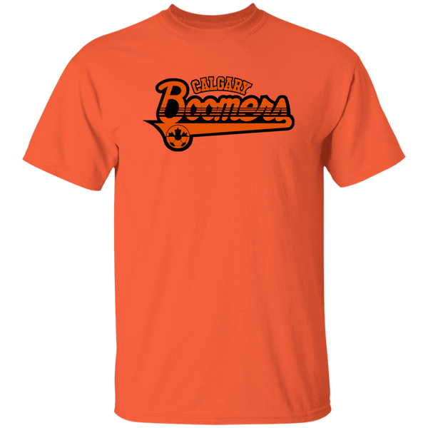 Calgary Boomers T-shirt Classic NASL Soccer color Orange