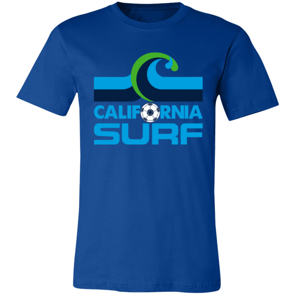 California Surf T-shirt Premium NASL Soccer color Royal Blue