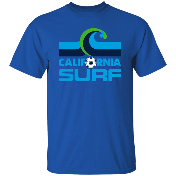 California Surf T-shirt Classic NASL Soccer color Royal Blue
