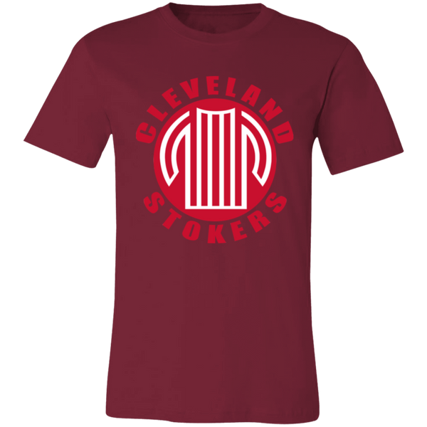 Cleveland Stokers T-shirt Premium NASL Soccer color Cardinal Red