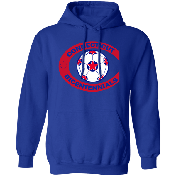 Connecticut Bicentennials Hoodie Pullover Classic NASL Soccer color Royal Blue
