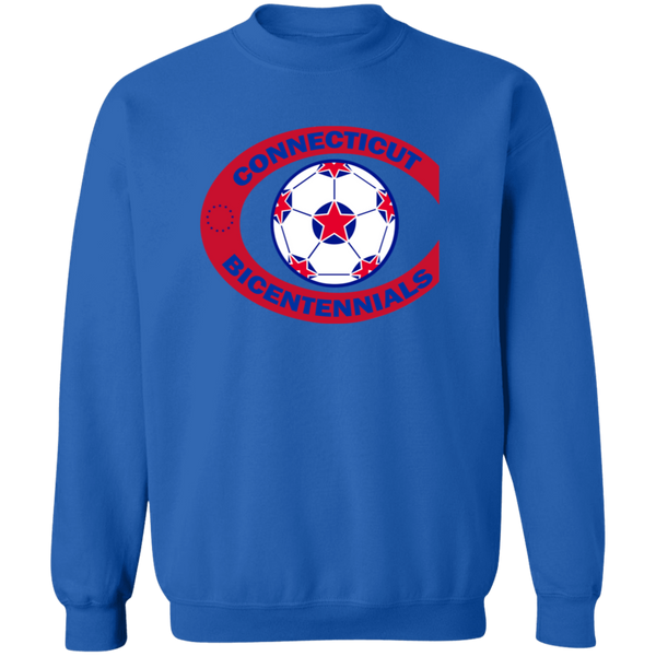 Connecticut Bicentennials Sweatshirt Classic Crewneck NASL Soccer color Royal Blue