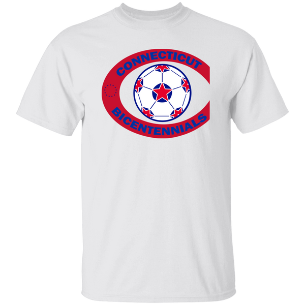 Connecticut Bicentennials T-shirt Classic NASL Soccer color White