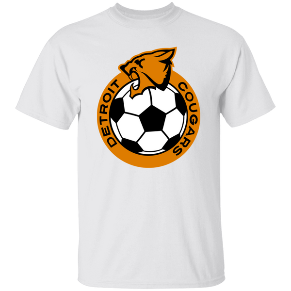 Detroit Cougars T-shirt Classic NASL Soccer color White