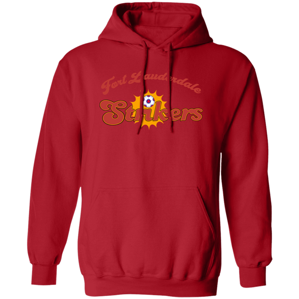 Fort Lauderdale Strikers Hoodie Pullover Classic NASL Soccer color Red