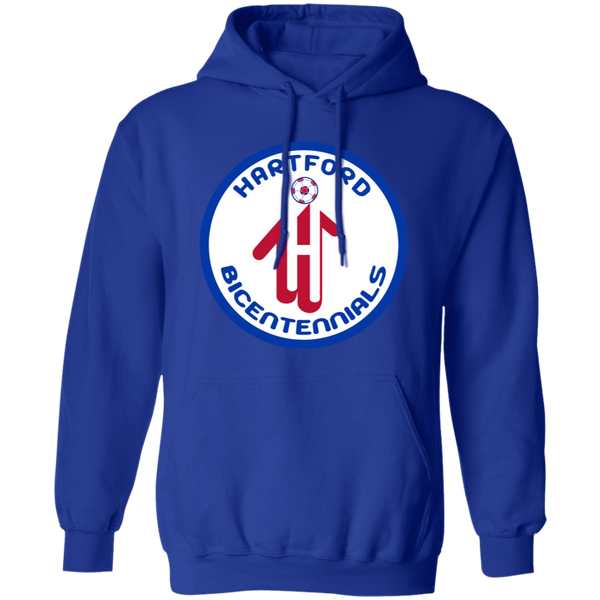 Hartford Bicentennials Hoodie Pullover Classic NASL Soccer color Royal Blue