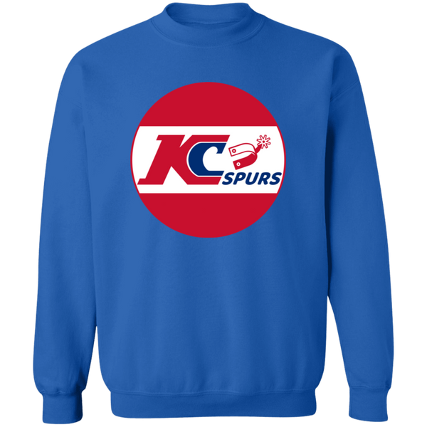Kansas City Spurs Sweatshirt Classic Crewneck NASL Soccer color Royal Blue