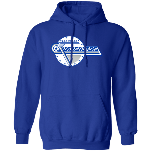 Las Vegas Quicksilvers Hoodie Pullover Classic NASL Soccer color Royal Blue