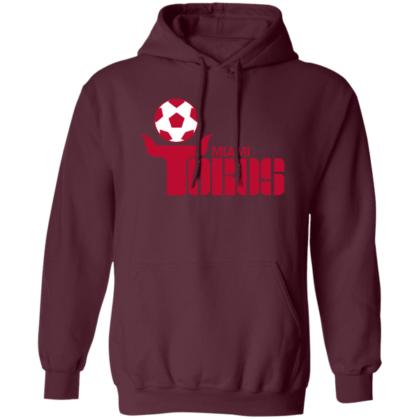 Miami Toros Hoodie Pullover Classic NASL Soccer color Maroon