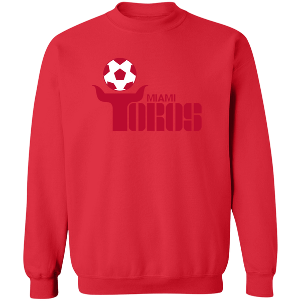 Miami Toros Sweatshirt Classic Crewneck NASL Soccer color Red