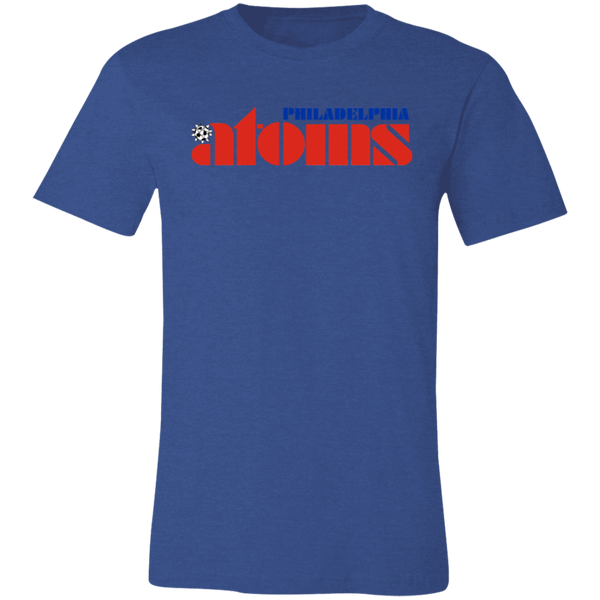 Philadelphia Atoms T-shirt Premium NASL Soccer color Heather Royal Blue