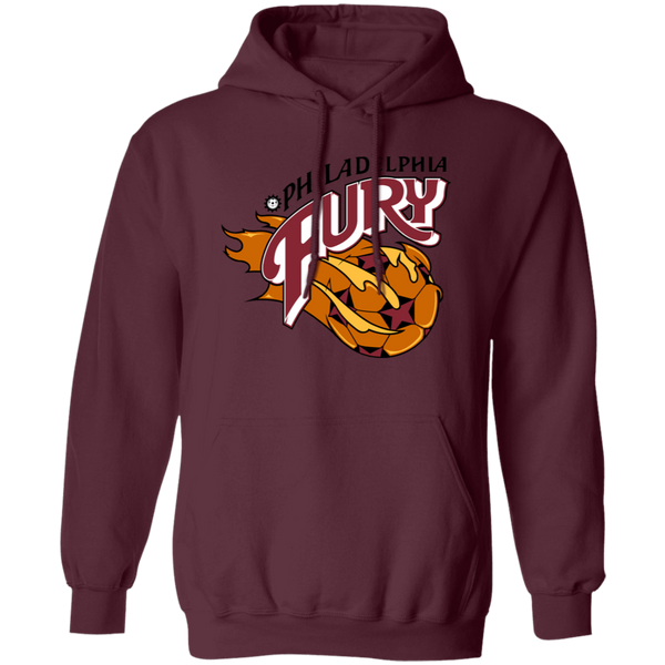Philadelphia Fury Hoodie Pullover Classic NASL Soccer color Maroon