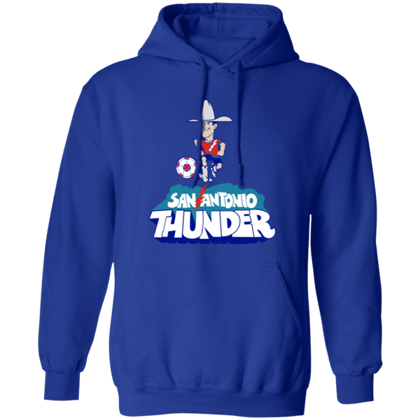 San Antonio Thunder Hoodie Pullover Classic NASL Soccer color Royal Blue
