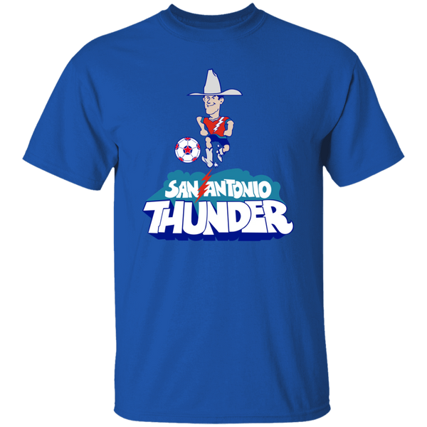 San Antonio Thunder T-shirt Classic NASL Soccer color Royal Blue