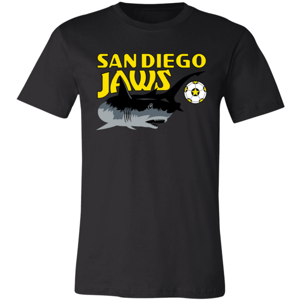 San Diego Jaws T-shirt Premium NASL Soccer color Black