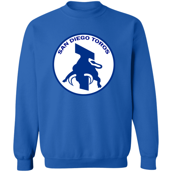 San Diego Toros Sweatshirt Classic Crewneck NASL Soccer color Royal Blue