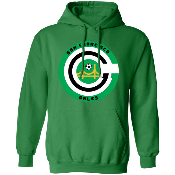 San Francisco Gales Hoodie Pullover Classic USA Soccer color Irish Green