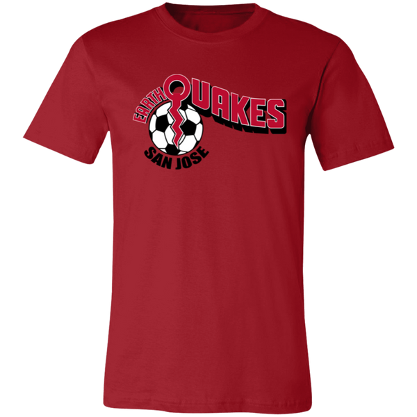 San Jose Earthquakes T-shirt Premium NASL Soccer color Canvas Red