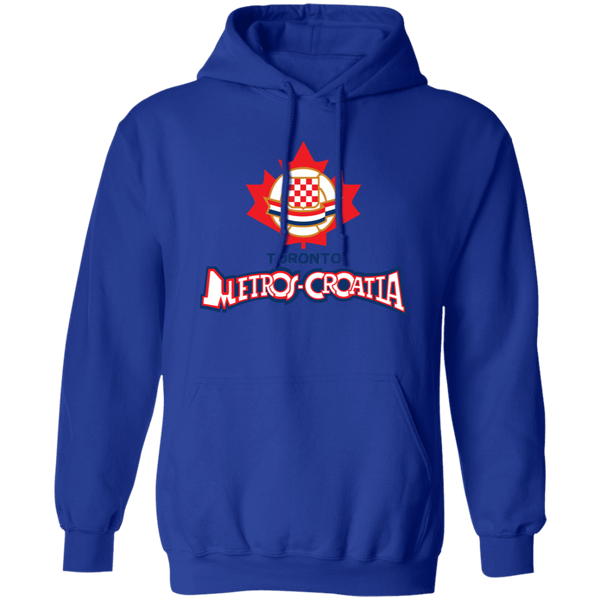 Toronto Metros-Croatia Hoodie Pullover Classic NASL Soccer color Royal Blue