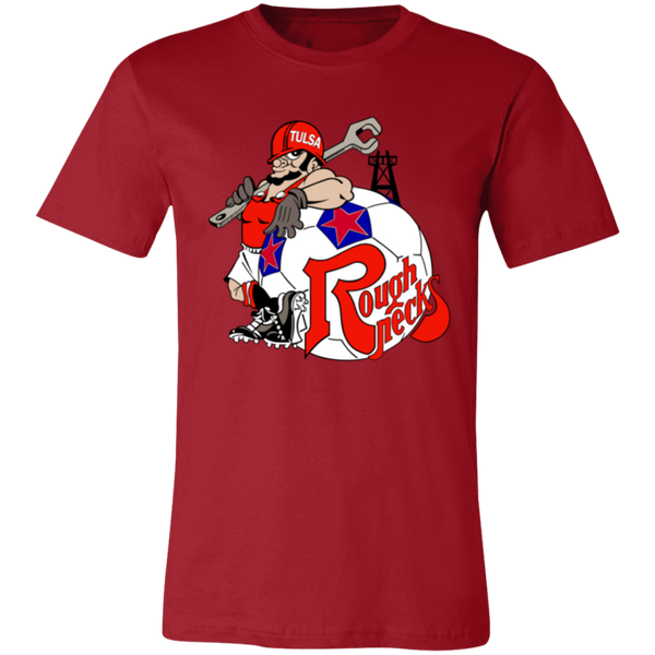 Tulsa Roughnecks T-shirt Premium NASL Soccer color Red