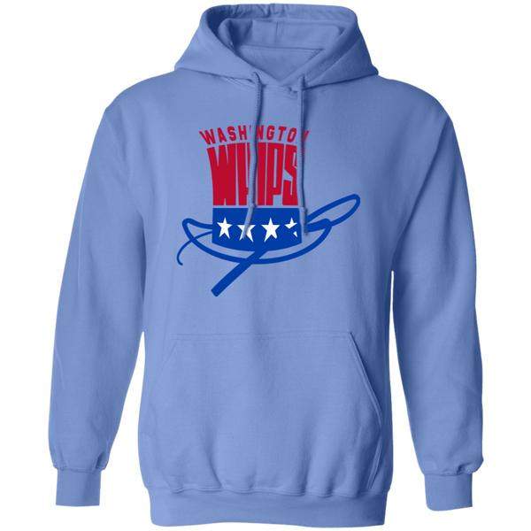 Washington Whips Hoodie Pullover Classic NASL Soccer color Carolina Blue