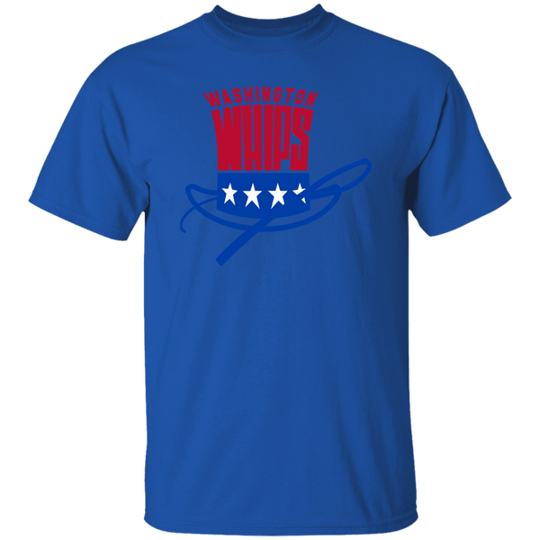 Washington Whips T-shirt Classic NASL Soccer color Royal Blue