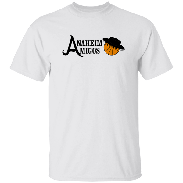 Anaheim Amigos T-shirt Classic ABA Basketball color White