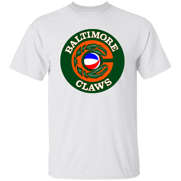 Baltimore Claws T-shirt Classic ABA Basketball color White