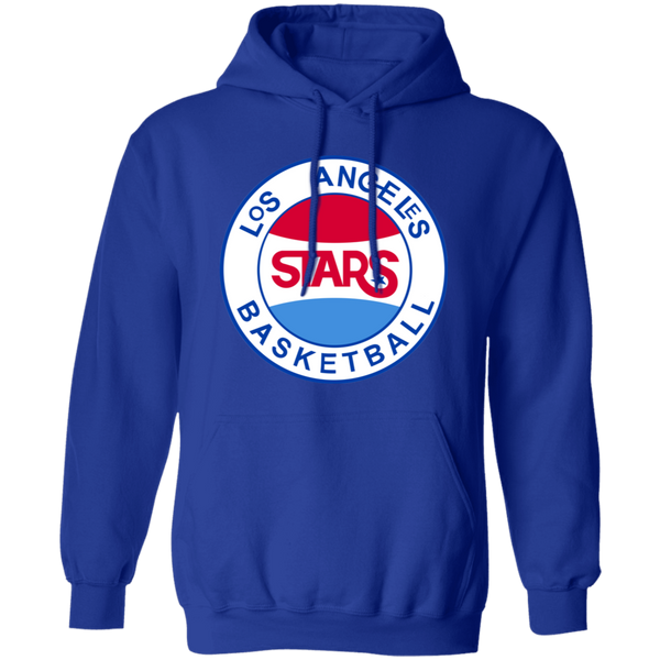 Los Angeles Stars Hoodie Pullover Classic ABA Basketball color Royal Blue