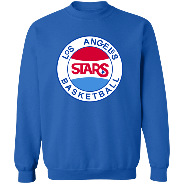 Los Angeles Stars Sweatshirt Classic Crewneck ABA Basketball color Royal Blue