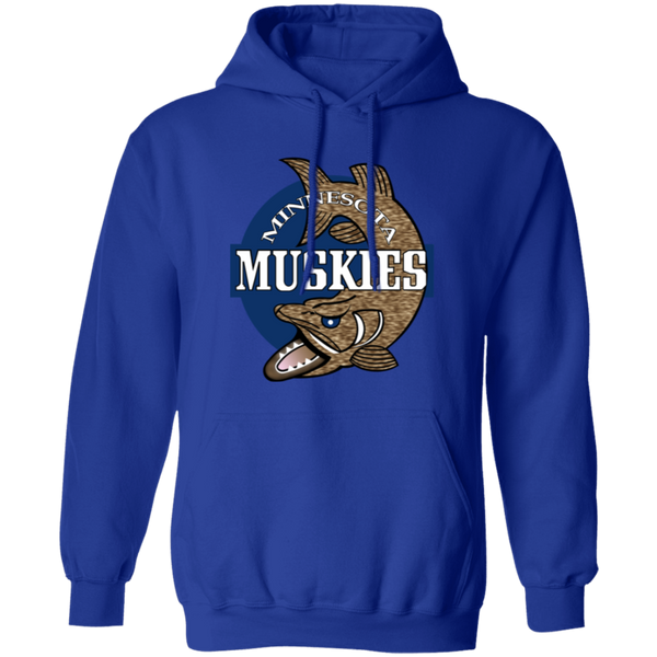 Minnesota Muskies Hoodie Pullover Classic ABA Basketball color Royal Blue